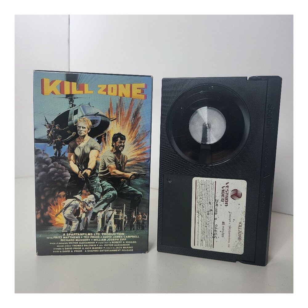 Killzone BETA Tape Betamax (Not VHS) Fritz Matthews